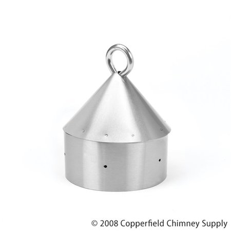 CD Chimney 3 Inch HomeSaver Pro/UltraPro Roundflex End Cone Attaches With Screws. 17103